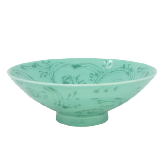 Flat Rice Bowl Emerald