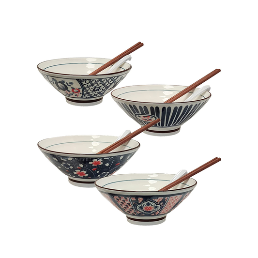 4 Set Japanese Ramen Bowls