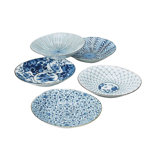 Traditional Japanese Pottery Plates