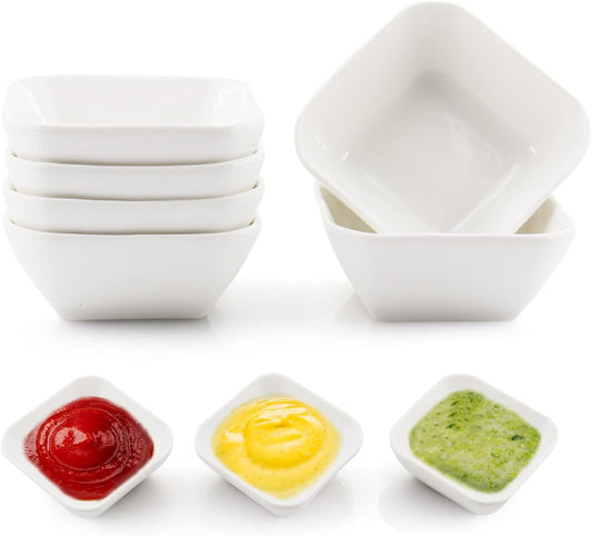 6 Pack Ceramic Dip Bowls